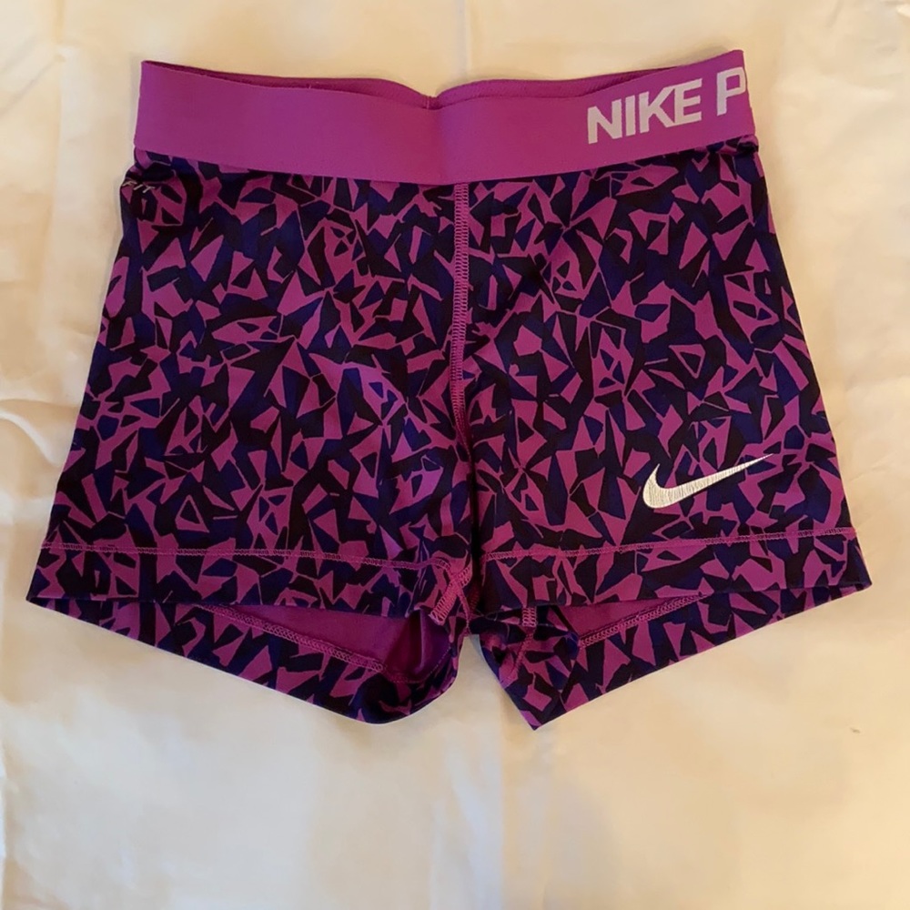 Purple Nike Pros Shorts size XS